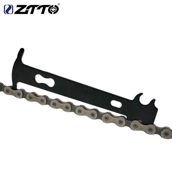 

ztto 1 pcs bicycle chain wear indicator tool chain checker kits bike repair tool black color