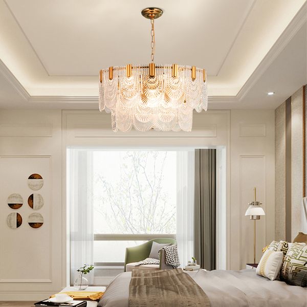 Contemporary Luxury Glass Chandelier Lighting Fixtures Modern