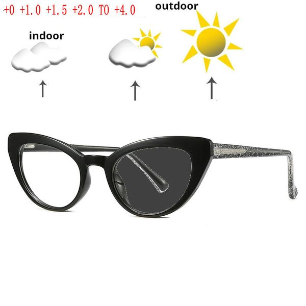 

full frame progressive multifocal reading glasses women pchromic multifocus hyperopia presbyopia readers eyewear uv400 nx, White;black