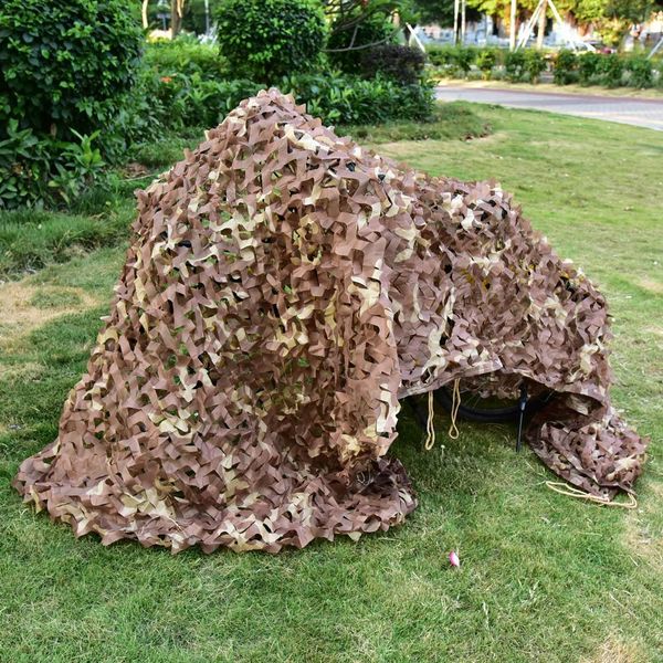 

1.5x6m woodland desert camouflage nets camo netting blinds for hunting camping camo fence without edge sun shelter car cover