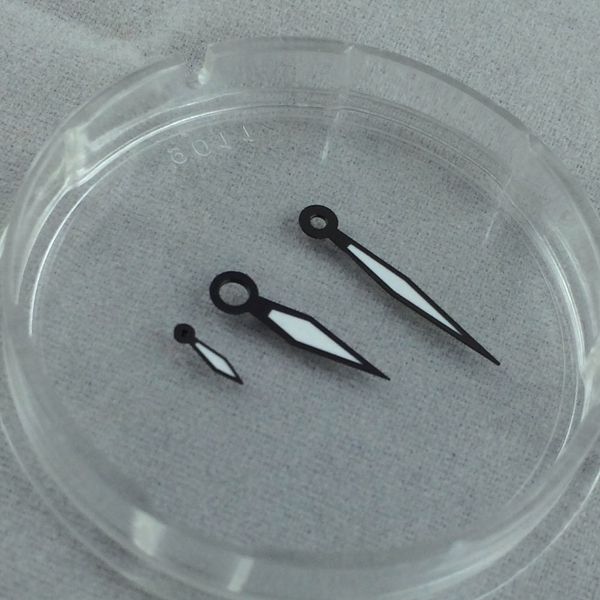 

brand new black hand luminous analog design for unitas eta 6497 6498 movement mens watch hands replacement parts