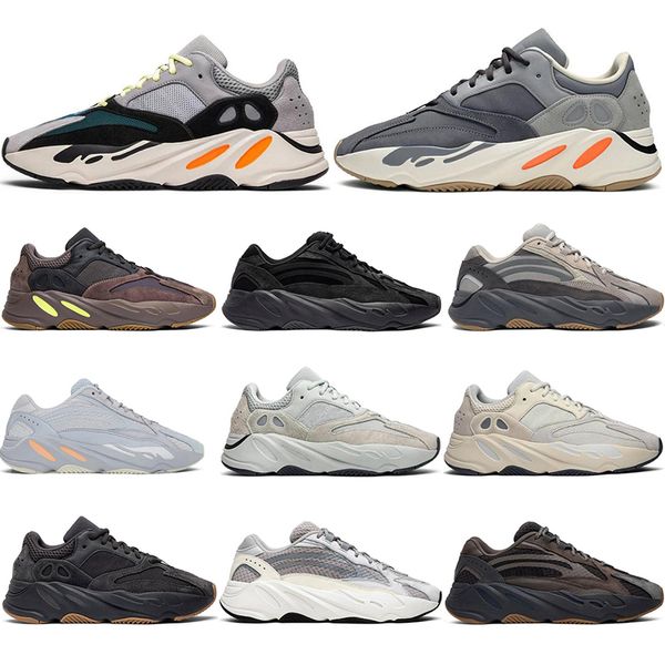 

with socks yeezy boost 700 kanye west 700 running shoes men womens utility black vanta tephra wave runner sports sneakers 36-45, White;red