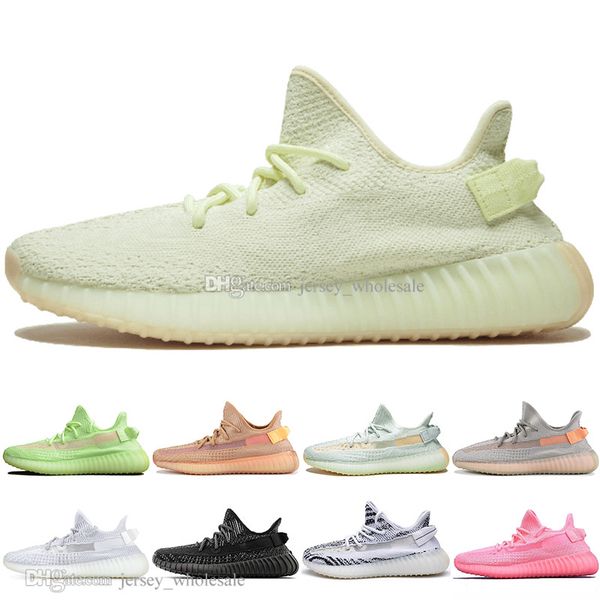 

with box 2019 kanye west clay v2 static reflective gid glow in the dark mens running shoes hyperspace true form men sports designer sneakers
