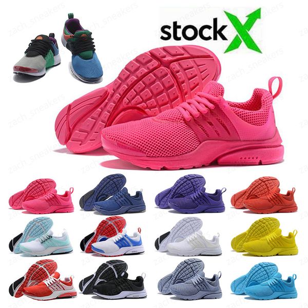 

2020 presto v2 pink black white x sports shoes designer navy blue air cushion prestos women men runner sneakers