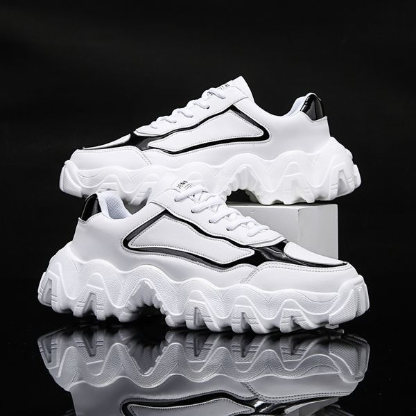 

shoes brand casual men's fashion brand male sneakers breathable mesh krasovki men footwear chaussure homme shoes 39-44, Black