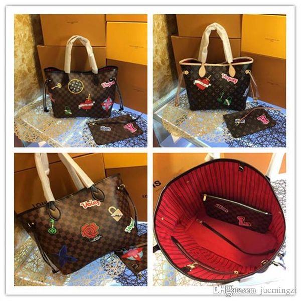

lovuitto monograms patches and emblems neverfulls mm limited edition m43988 size:32x28.5x17cm