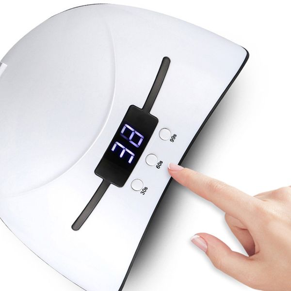 

36w lcd nail dryer uv lamp for manicureall gel polish 12 leds uv lamp for nail machine curing 30/60/90s timeing usb portable