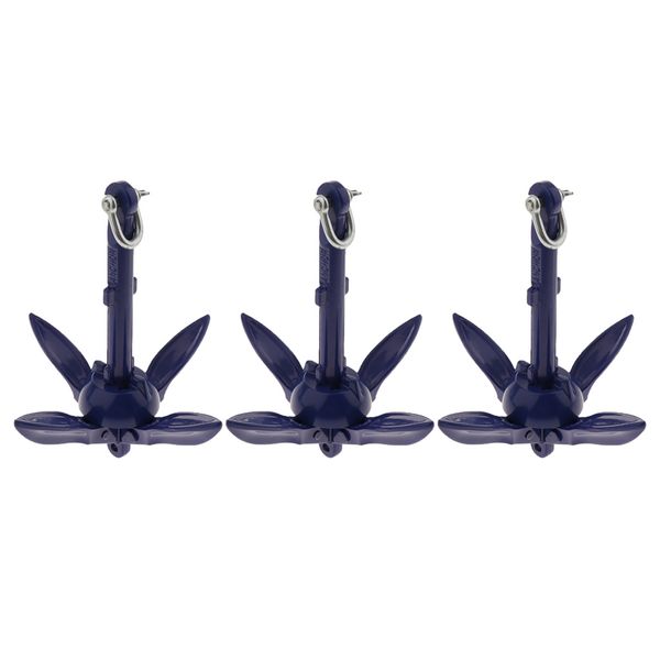

3x aluminum folding anchor system