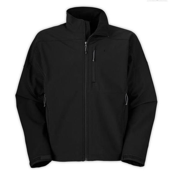 

mens north denali fleece apex bionic jackets outdoor windproof waterproof casual softshell warm face apex bionic coats ladies size s-xxl, Black
