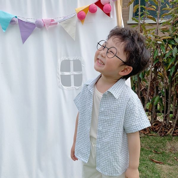 

tgg2020 children's plaid tgg2020 children's plaid shirt shirt, White;black