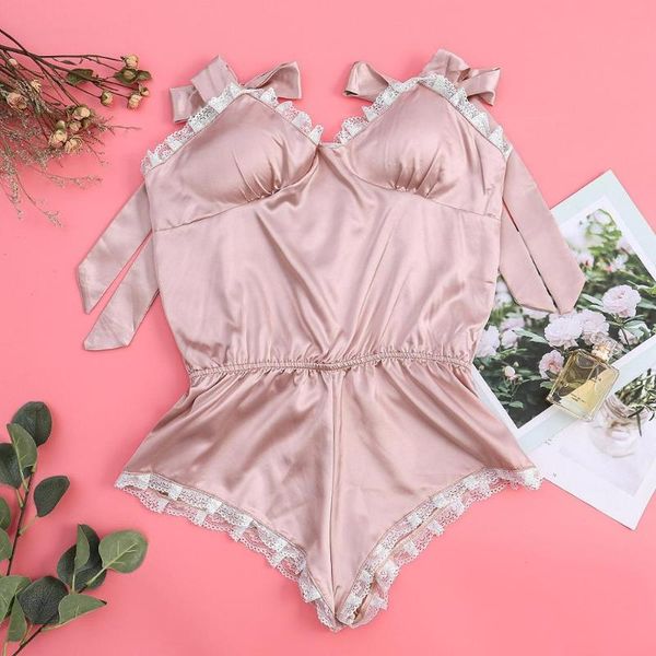 

bras sets lingerie set velvet sleepwear women's pajama temptation babydoll nightwear cute cami and shorts pijama mujer #, Red;black