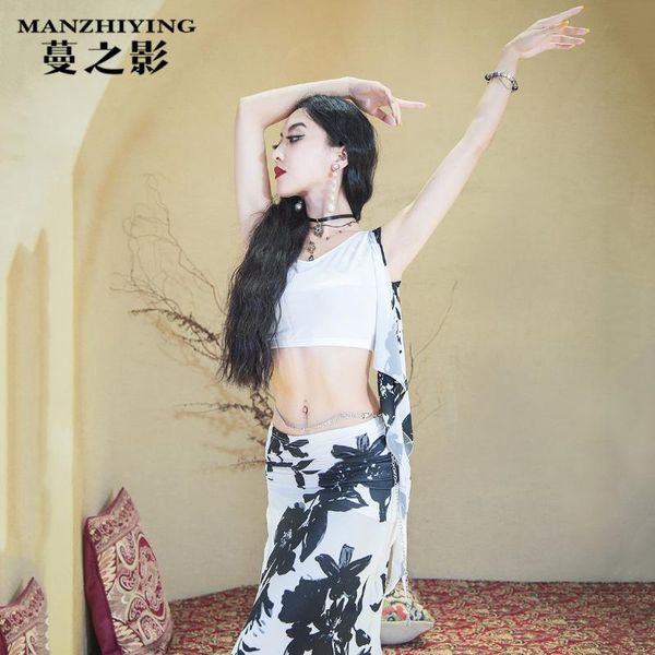 

belly dance training suit for belly dancing 2019 new suit for beginners thin summer professional, Black;red