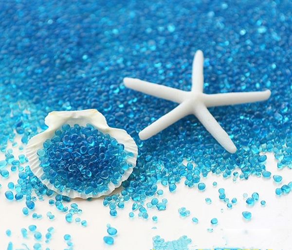 

100g/lot 2017 new glass pebbles artificial stone walkway background aquarium garden fish tank decoration a093