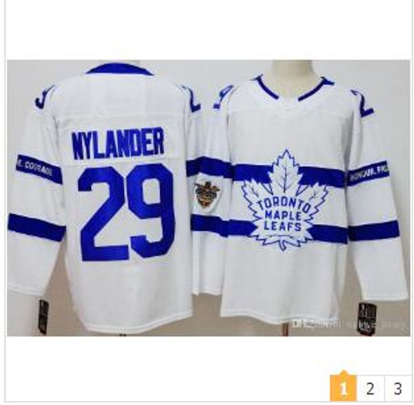 

Men 039 29 william nylander player jer ey embroidery logo whole ale q88