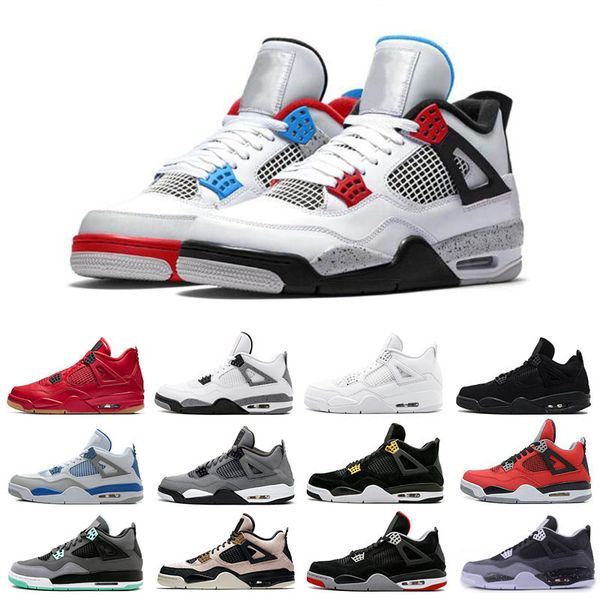 

Дизайнерский запас X 4 4s мужская баскетбольная обувь лояльный синий альтернативный Автоспорт разводил бледно огненно красную спортивную обувь размер 7-13