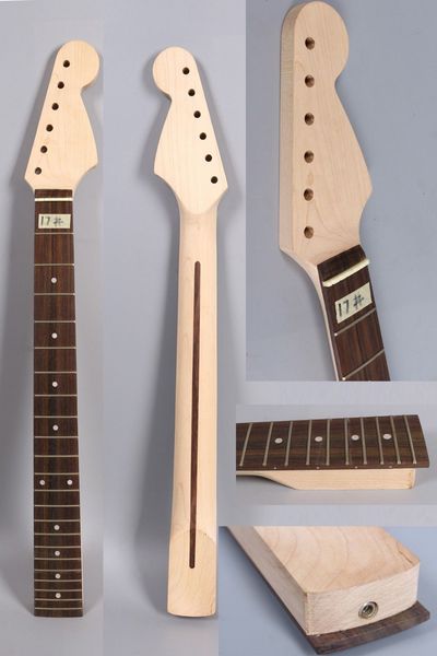 

maple guitar neck 22 fret rosewood fretboard unfinished strat electric guitar