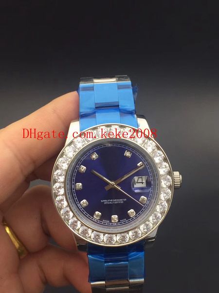 

8 style good quality wristwatches 41mm president stainless steel 116334 diamond asia 2813 movement mechanical automatic mens watch watches, Slivery;brown