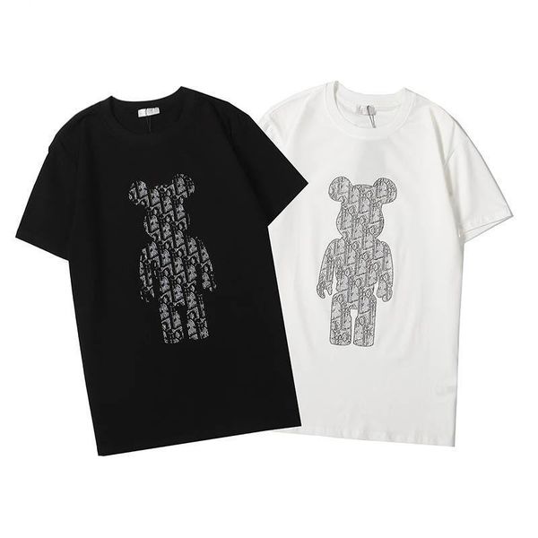 

new arrival womens designer t-shirts fashion brand animal print sports casual shirts luxury womens clothing tees black white s-2xl