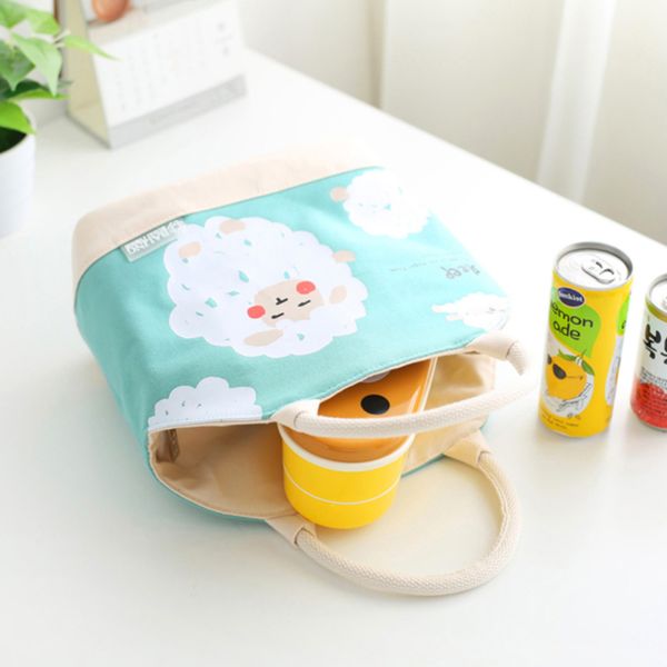 

portable cooler lunch bag thermal insulated travel tote bags large picnic lunch box bag for men women kids, Blue;pink