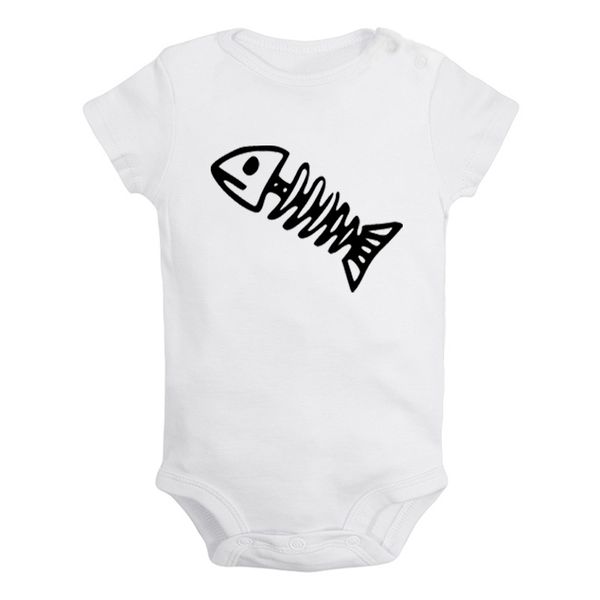 

fishbone rock band coldplay ghost stories newborn baby boys girls outfits jumpsuit printing infant bodysuit clothes cotton sets, White