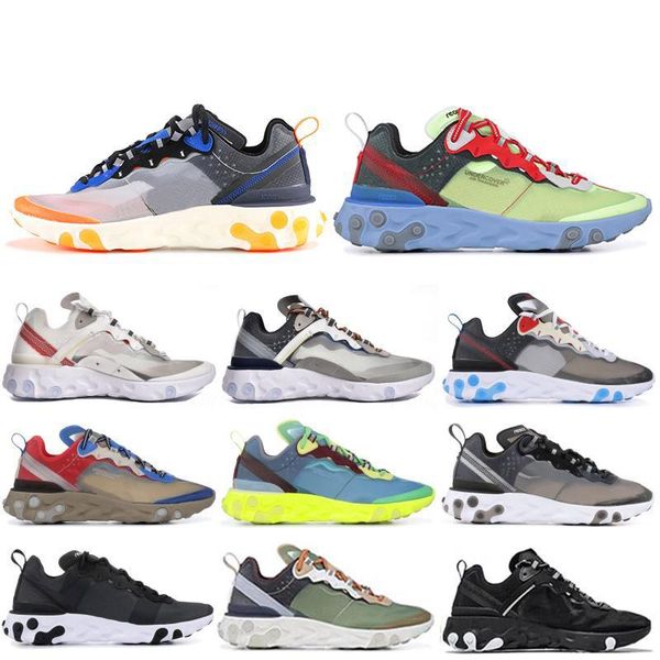 

2019 epic react element 87 undercover men running shoes undercover green stripe black women fashion luxury mens women designer sandals shoes
