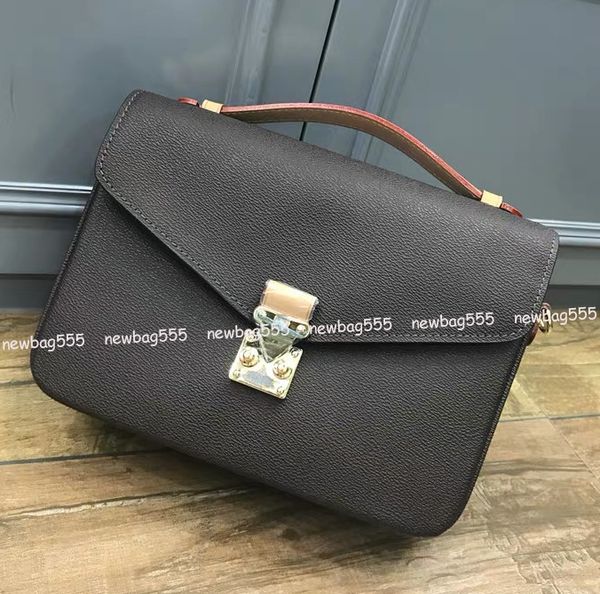 

brand fashion 25cm messenger bag women genuine leather handbag m40780 m41465 design iconic bag shoulder bags ladies pochette tote