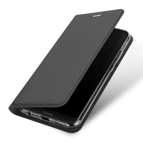 

для huawei p20 lite роскошный кожаный флип бумажник обложка книги