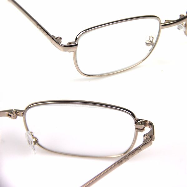 

reading presbyopic glasses metal frame foldable +1.0 +1.5 +2.0 +2.5 +3.0 +3.5 read glasses, Silver
