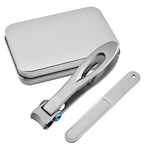 

nail clipper set thick toenail & fingernail cutter with wide jaw opening stainless steel nail file ingrown manicure pedicure k