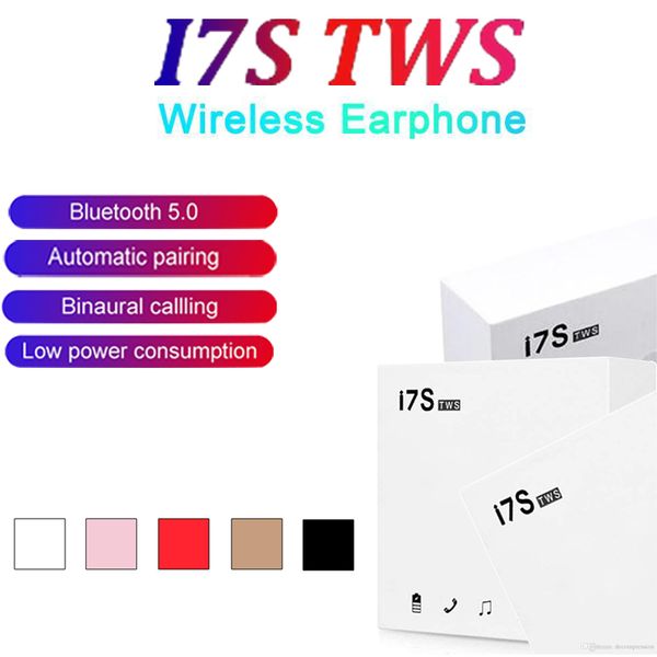 

Беспроводные Bluetooth Наушники I7 i7s TWS Twins Earbuds Беспроводная гарнитура наушники с микр