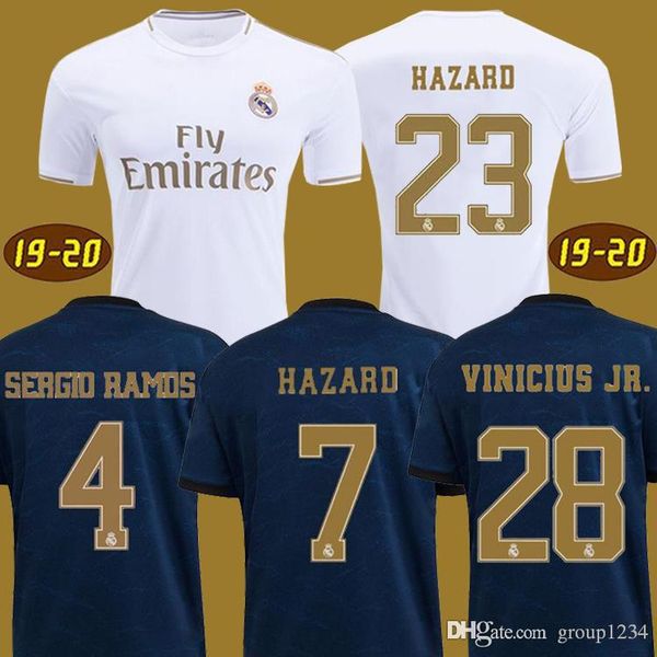 

Cheap FLASH DEAL soccer jerseys real Madrid 19 20 HAZARD JOVIC MILITAO camiseta de futbol 2019 2020 football shirt kids camisa de futebol