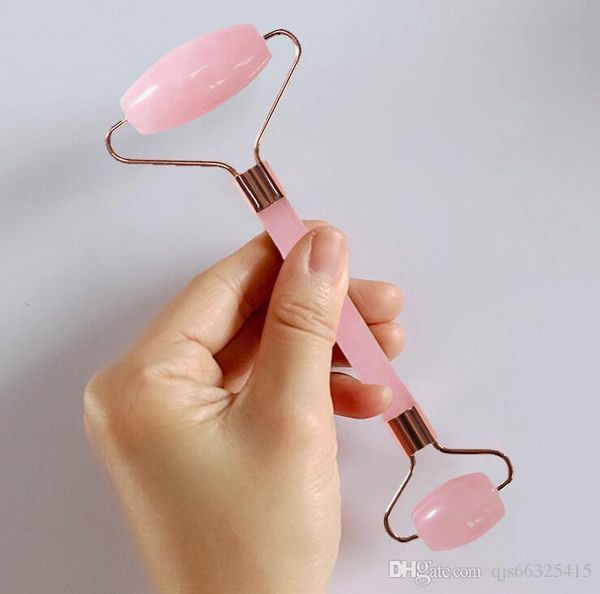 

natural facial beauty massage tool jade roller face shaper massager relaxation tools face massager jade rollernatural facial beau qjs663254, Slivery;golden