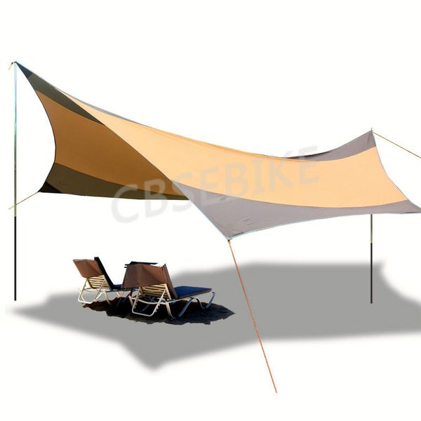 

outdoor oversized canopy sunscreen awning camping tent six side tent