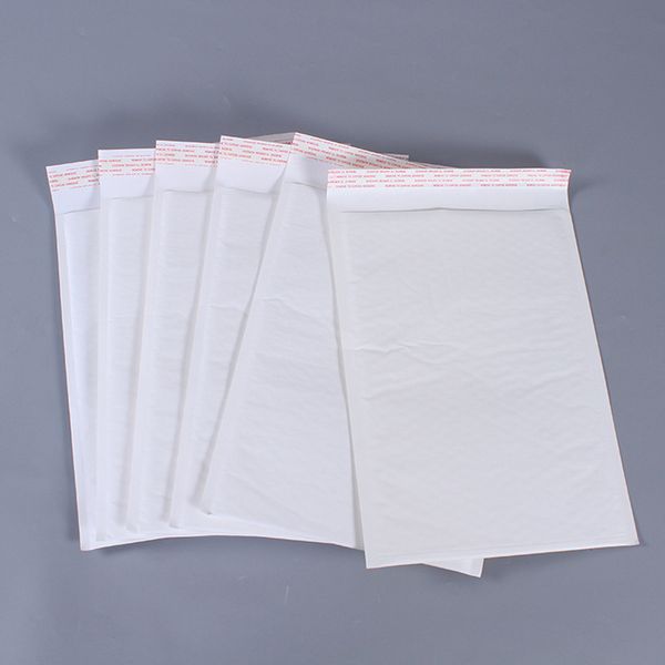 

10pcs 4 sizes white kraft paper envelope waterproof bubble bag self seal adhesive courier bags shipping mailing foam express bag