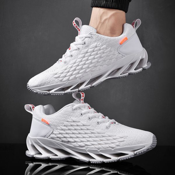 

men's running shoes fashion men training sneakers 2019 trending walking jogging tennis shoes breathable casual blade outsole