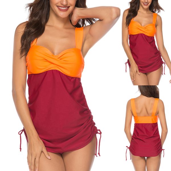 

muqgew womens plus size swim costume padded swimsuit monokini push up tankini swimwear jumpsuit bathing suit swimsuit beachwear