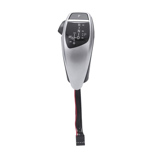 

led shift lever shift lever handle for e46 e39 e60 e90 e92 e82 e87 e38 e84 e83 e53 e86 e89(titanium silver