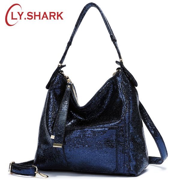 

ly.shark shoulder bag women designer handbag female hobo bag tote soft artificial leather large crossbody bags lady