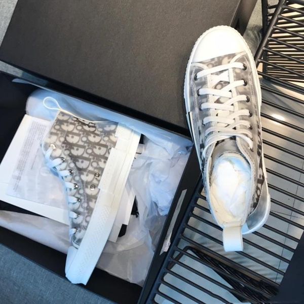 

2019 luxury fashion shoes high heel leather casual running outdoor shoes men and women luxury shoelace box 35-45, Black