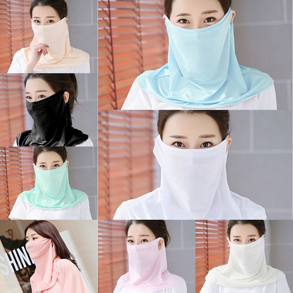 

5yp6z 3d printing magic scarf multi-function half scarf mask neck er face anti-uv cycling bandana outdoor sports headwea, Black