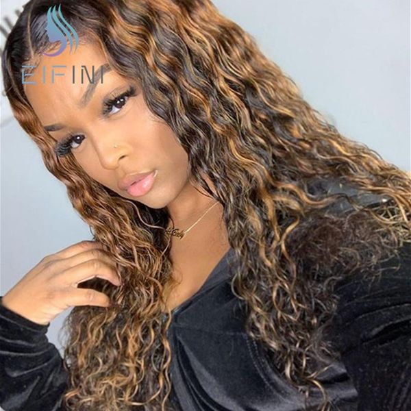 

ombre color human hair wig curly wigs pre plucked hairline malaysian remy curly lace front bob wig with baby hair bleached knots, Black;brown