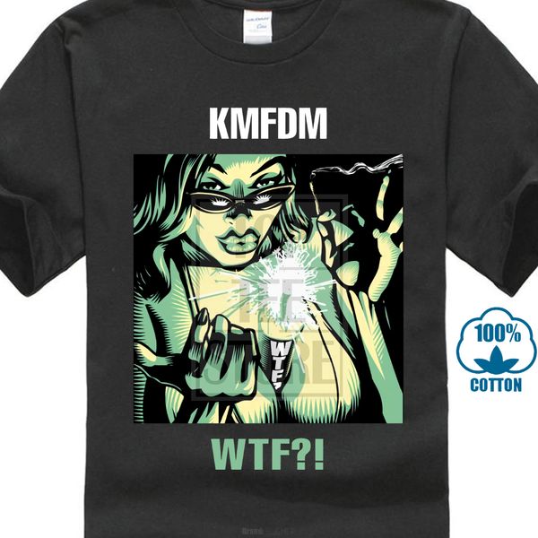 

kmfdm wtf black herren t shirt men rock band tee shirt t shirts short sleeve leisure fashion summer, White;black