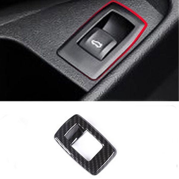 

carbon fiber rear trunk switch frame cover trim stickers for bmw g20 g28
