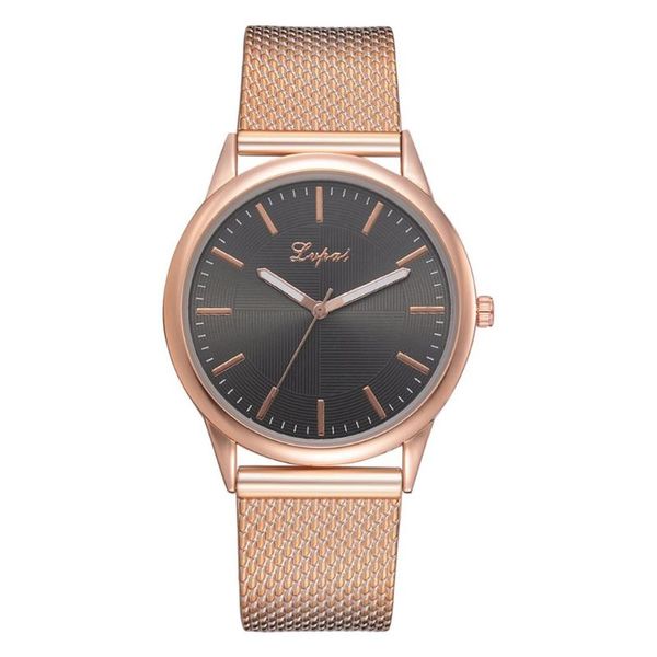 

lvpai young fashion men woman boy girl watch leather band quartz wrist watch birthday gift planet mars print dial roundp729, Slivery;brown