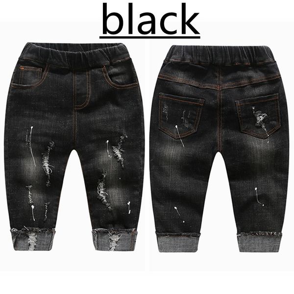 Baby Pants Boys Girls Jeans Spring Autumn Thicken Stretchy Denim