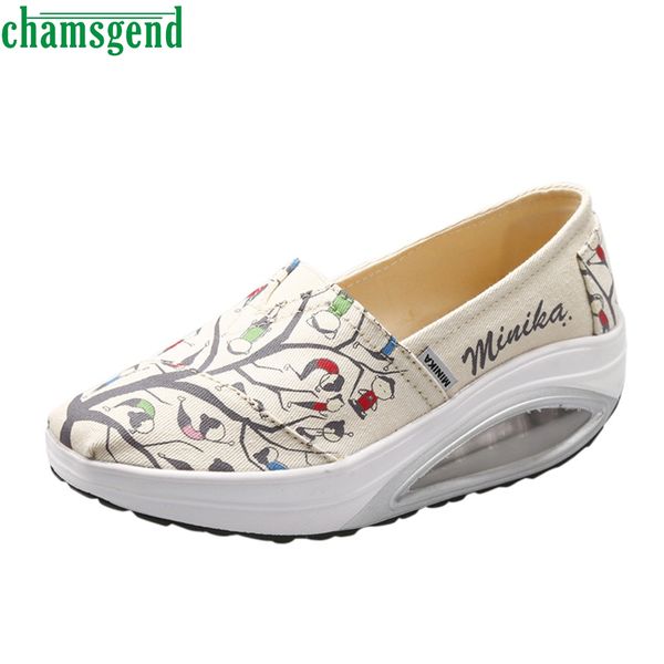 

chamsgend shoes fashion thick bottom platform shoes printed pattern air cushion neakers breathable tenis feminino zapatos