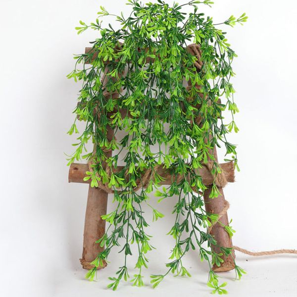 

artificial real touch sun flower petunia wall hanging vine simulation leaves home wedding party green plant wall decoration 82cm