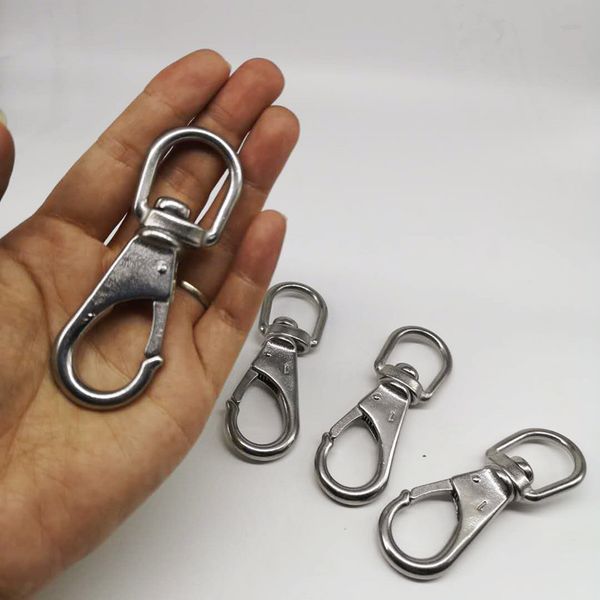 

4шт 1# 85 мм крюк 304 из нержавеющей стали поворотный глаз оснастки крюк, антиржавейный акваланг, поворотный глаз оснастки