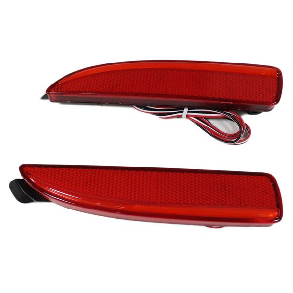 

2 pcs led rear bumper reflector brake slight car lamp auto bulbs for mazda6 atenza mazda2 dy mazda 3 axela (ca240)