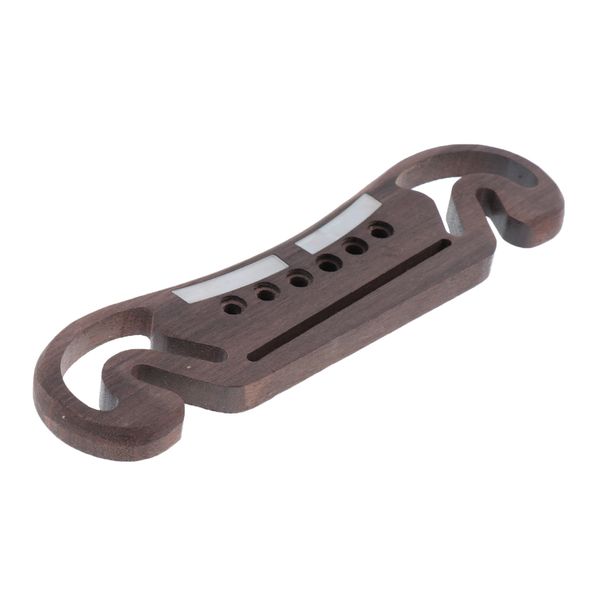 

novelty 1pc rosewood guitar bridge brown for 6 string acoustic guitar accessory